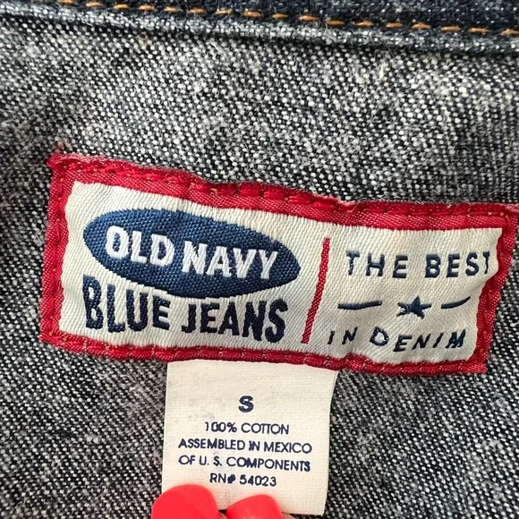 Old Navy Size small dark denim jacket with pockets - Picture 4 of 7